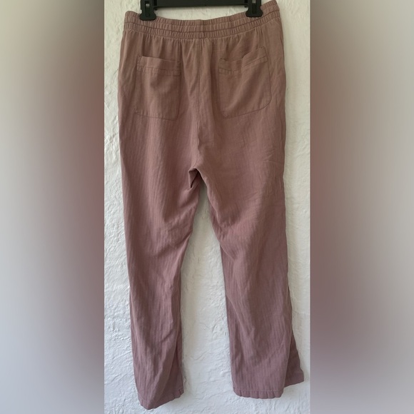 North River Outfitters 100% cotton mauve colored, wide leg, beachy pants; size L - Picture 3 of 9